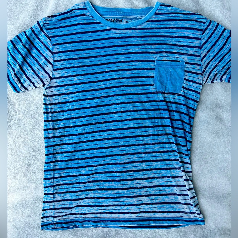 Seventh Army Medium Weathered Blue Stripe shirt